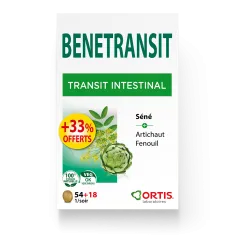 Bénétransit 33% offerts -  - Transit intestinal trop lent - Laboratoires ORTIS