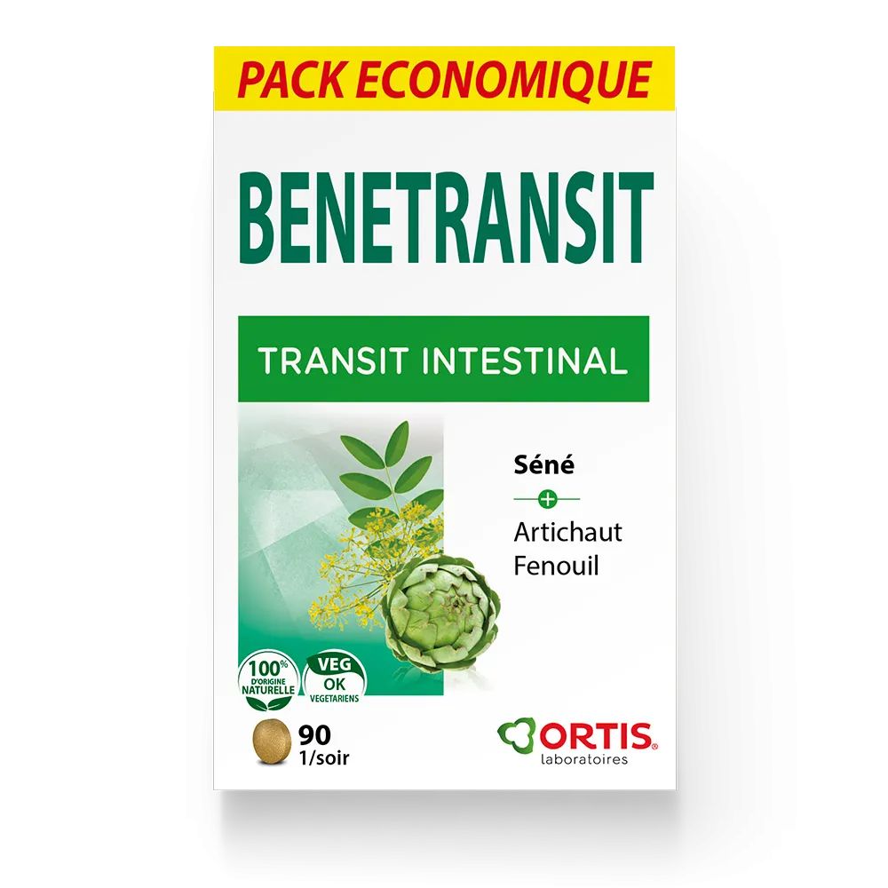 Bénétransit Ecopack - - Transit intestinal trop lent - Laboratoires ORTIS