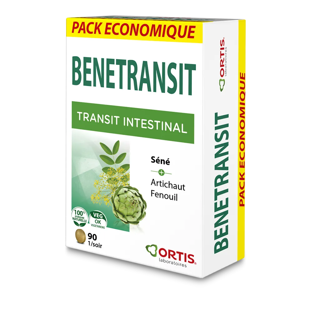 Bénétransit Ecopack - - Transit intestinal trop lent - Laboratoires ORTIS