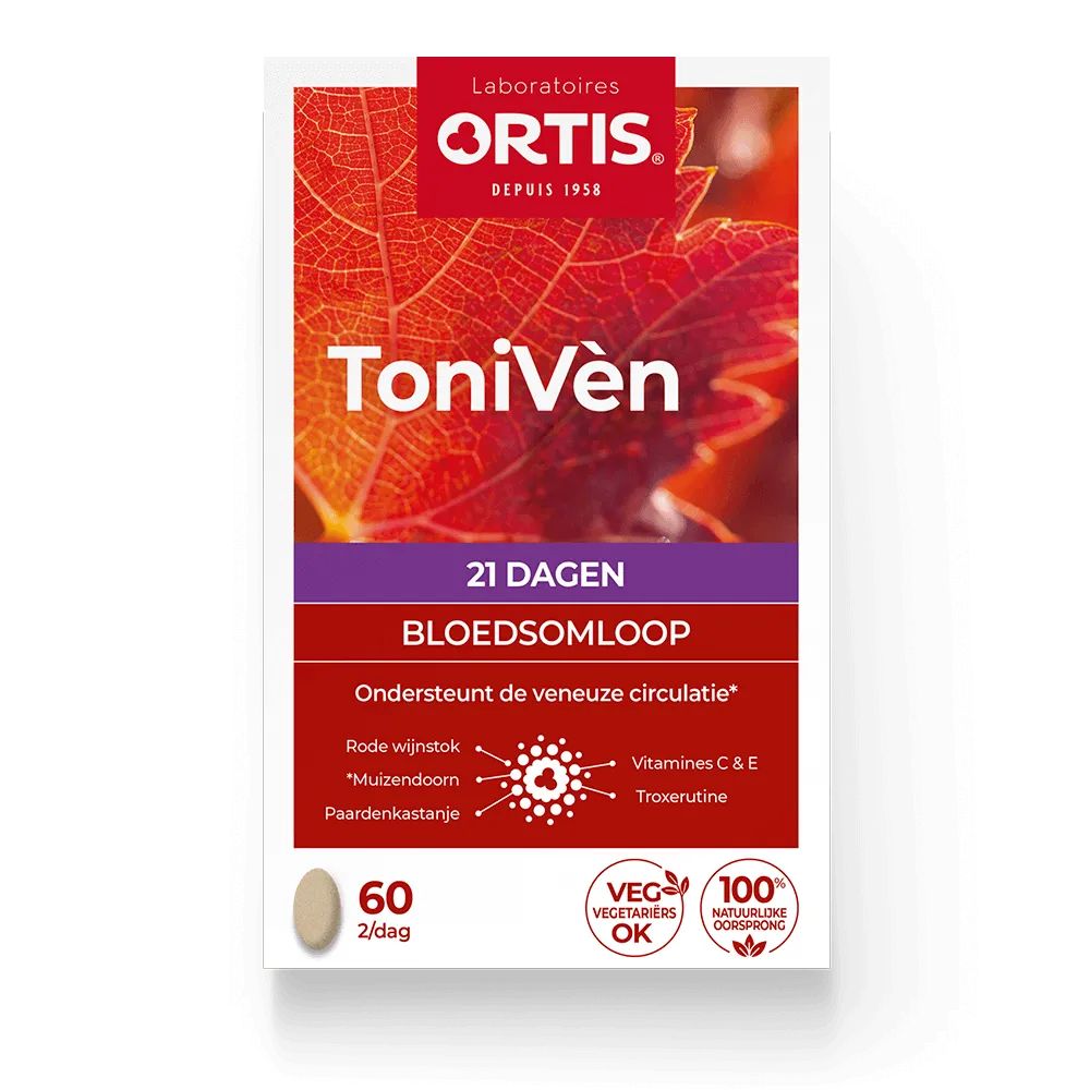 ToniVèn - bloedsomloop - zware benen - Laboratoires ORTIS