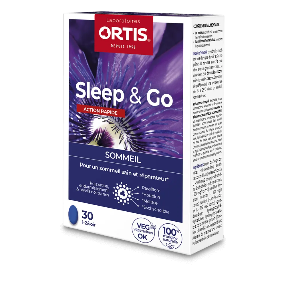 Sleep&Go - Sommeil - Laboratoires ORTIS