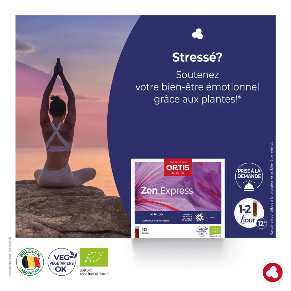 Zen Express - Stress - Laboratoires ORTIS