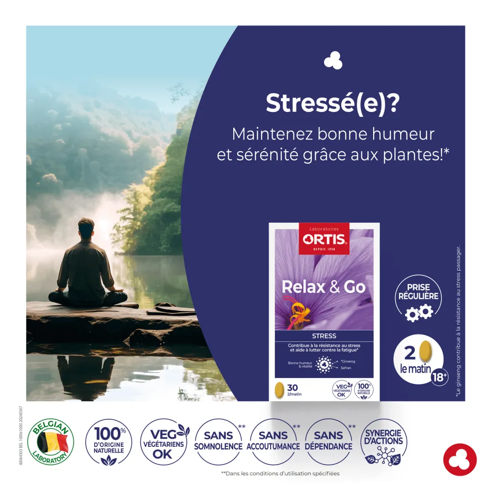 Relax&Go - Stress - Laboratoires ORTIS