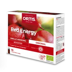 Red Energy met alcohol - vermoeidheid - Energie - Laboratoires ORTIS