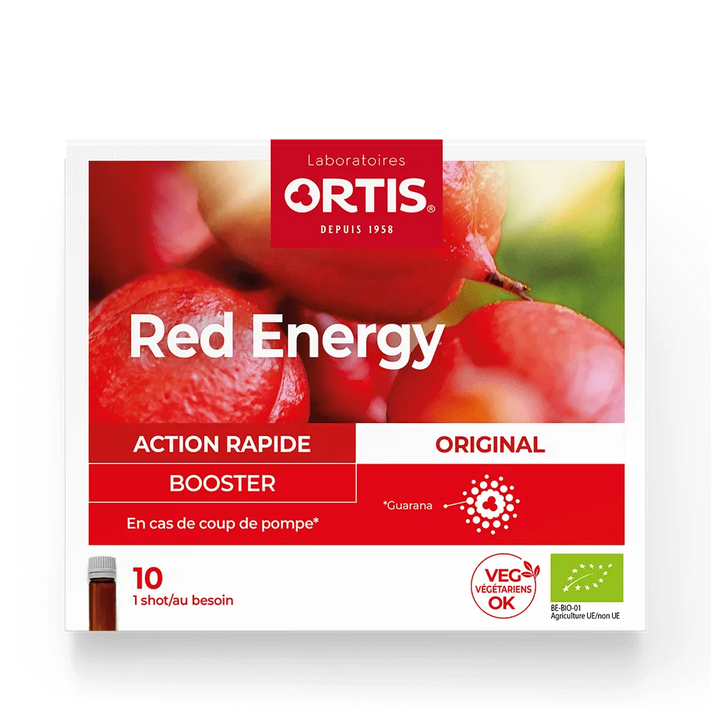 Red Energy avec alcool - Fatigue - Energie - Laboratoires ORTIS