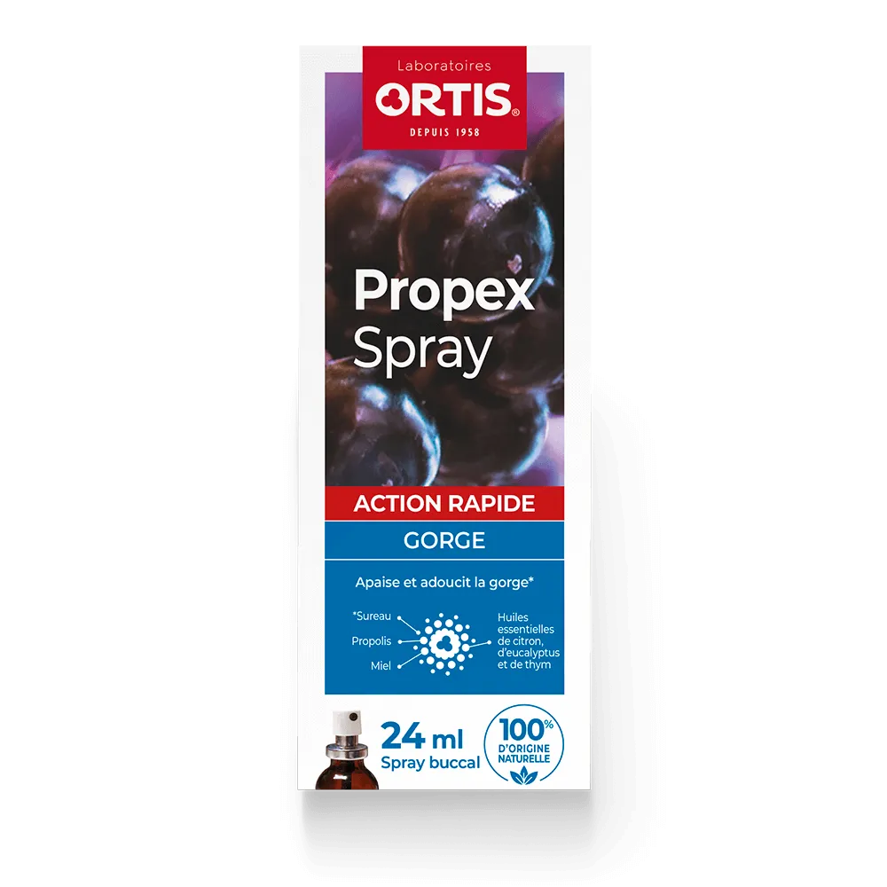 Propex Spray Gorge - Maux d'hiver - Coup de froid - Laboratoires ORTIS