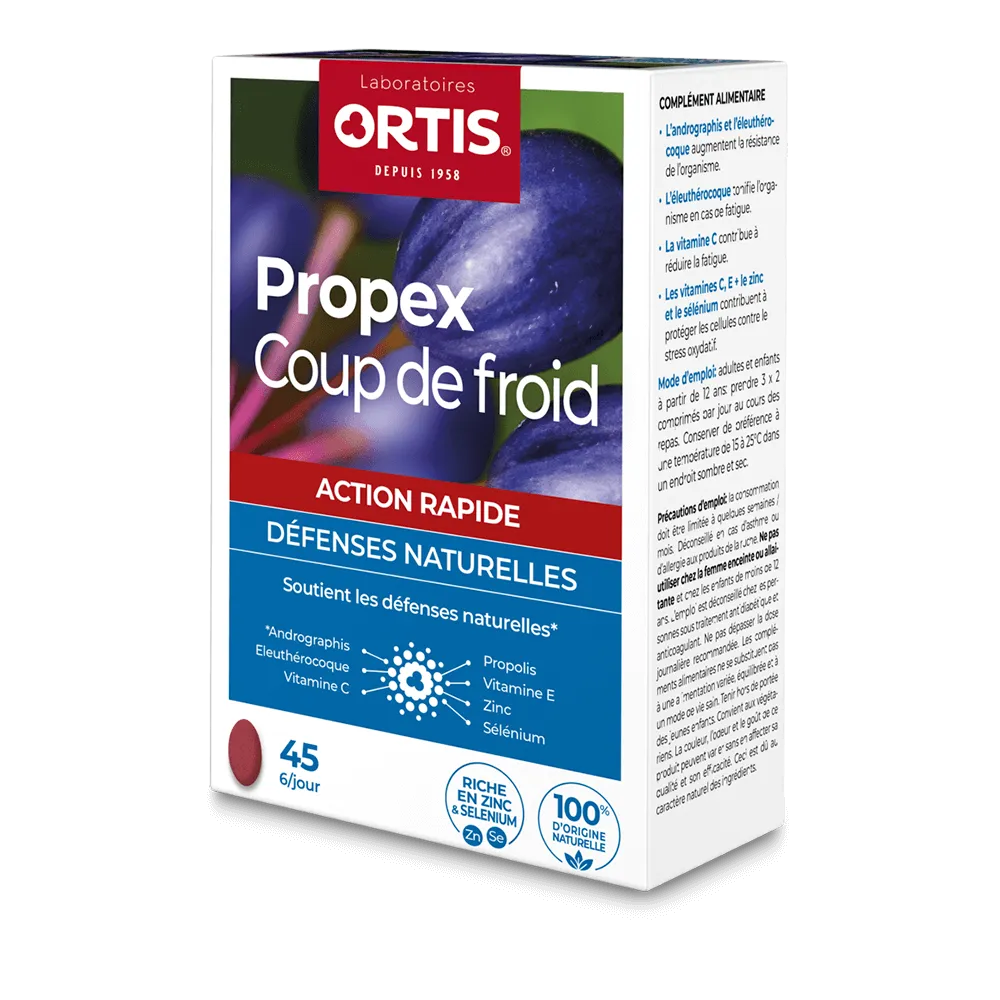 Propex Coup de Froid - Maux d'hiver - Coup de froid - Laboratoires ORTIS