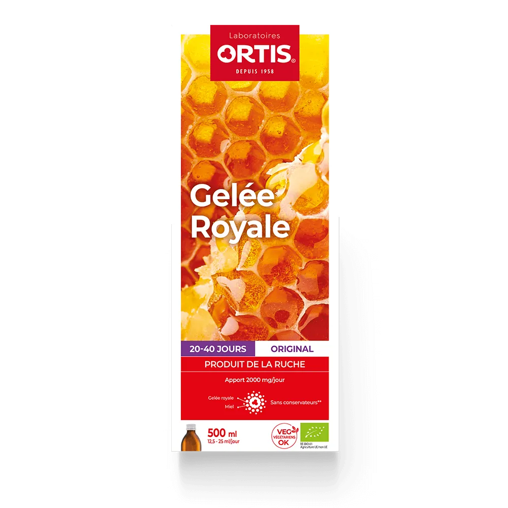 Gelée Royale avec alcool - Produit de la ruche - Laboratoires ORTIS