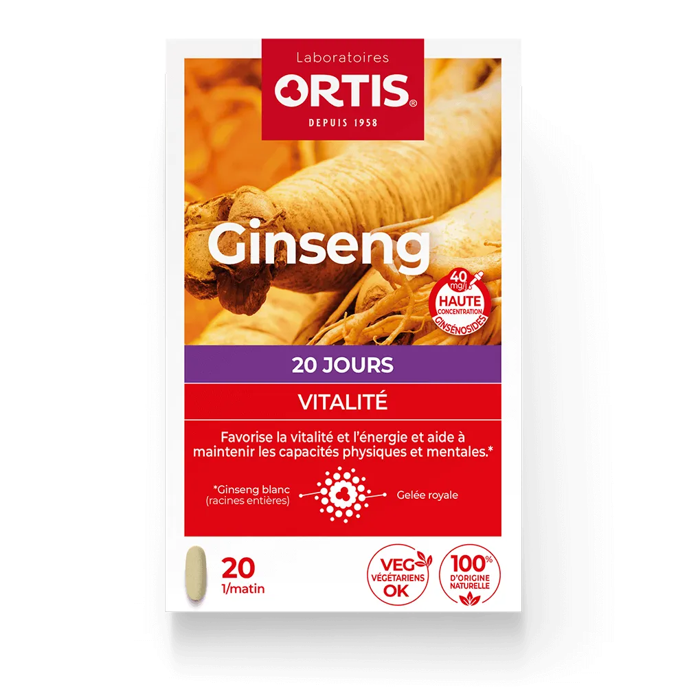 Ginseng comp. - Fortifiant - Vitalité - Laboratoires ORTIS