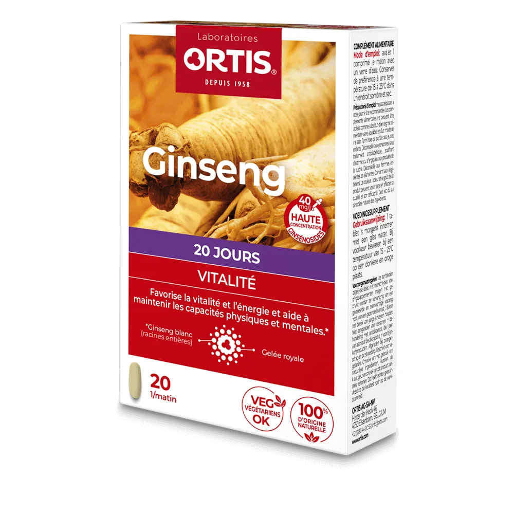 Ginseng comp. - Fortifiant - Vitalité - Laboratoires ORTIS