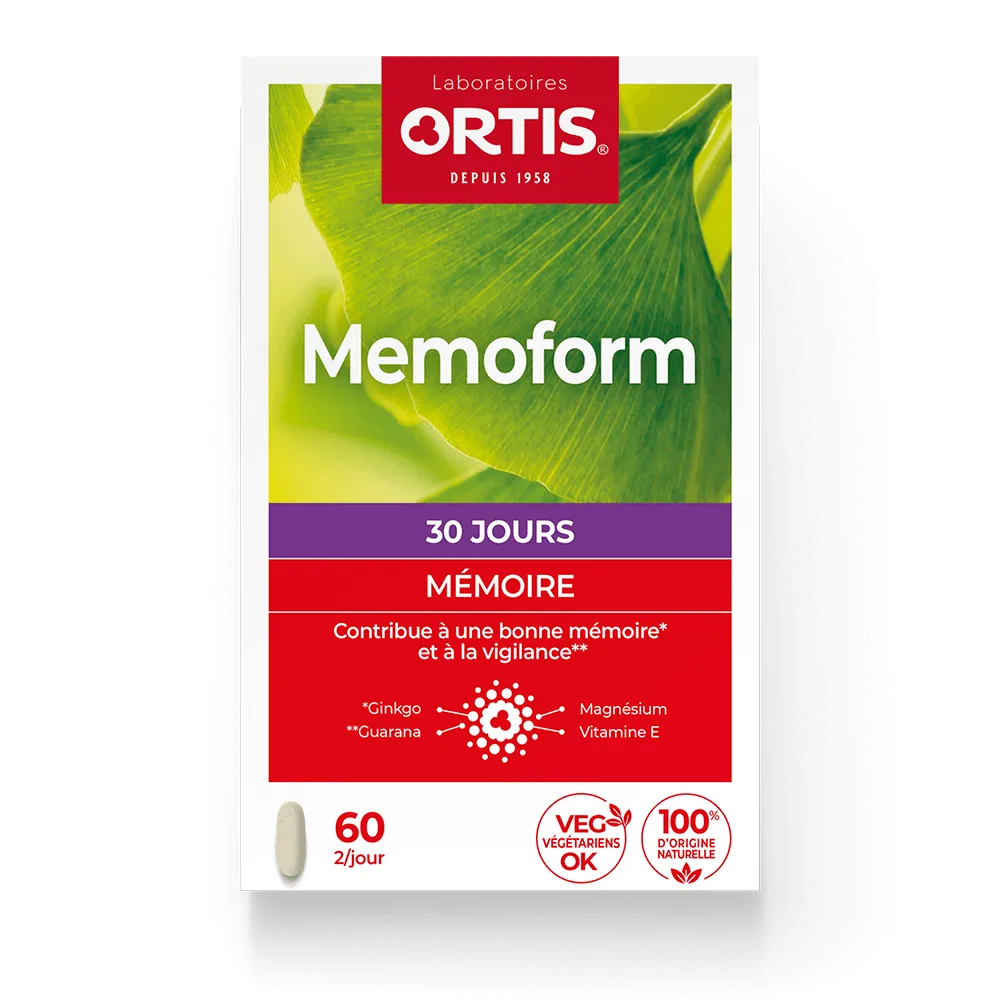 Mémoform - Mémoire - Concentration - Laboratoires ORTIS