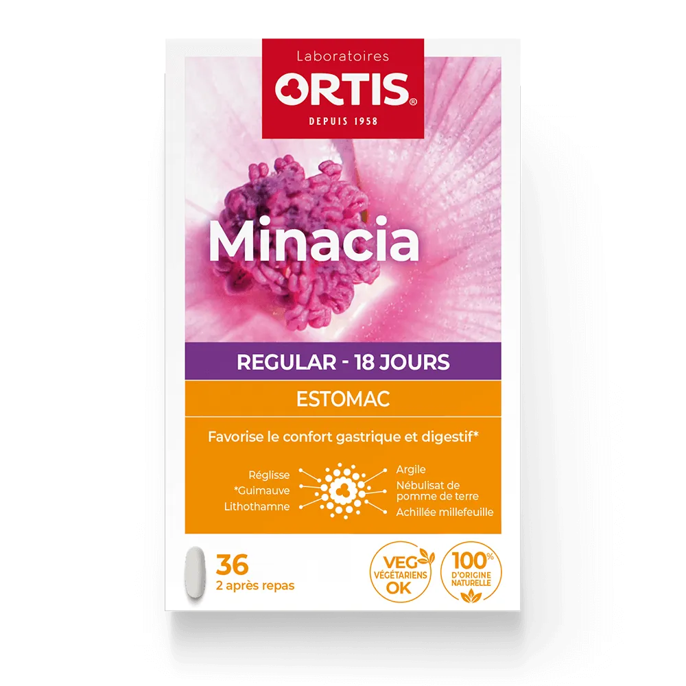 Minacia Regular - Sensations d'acidité - Laboratoires ORTIS