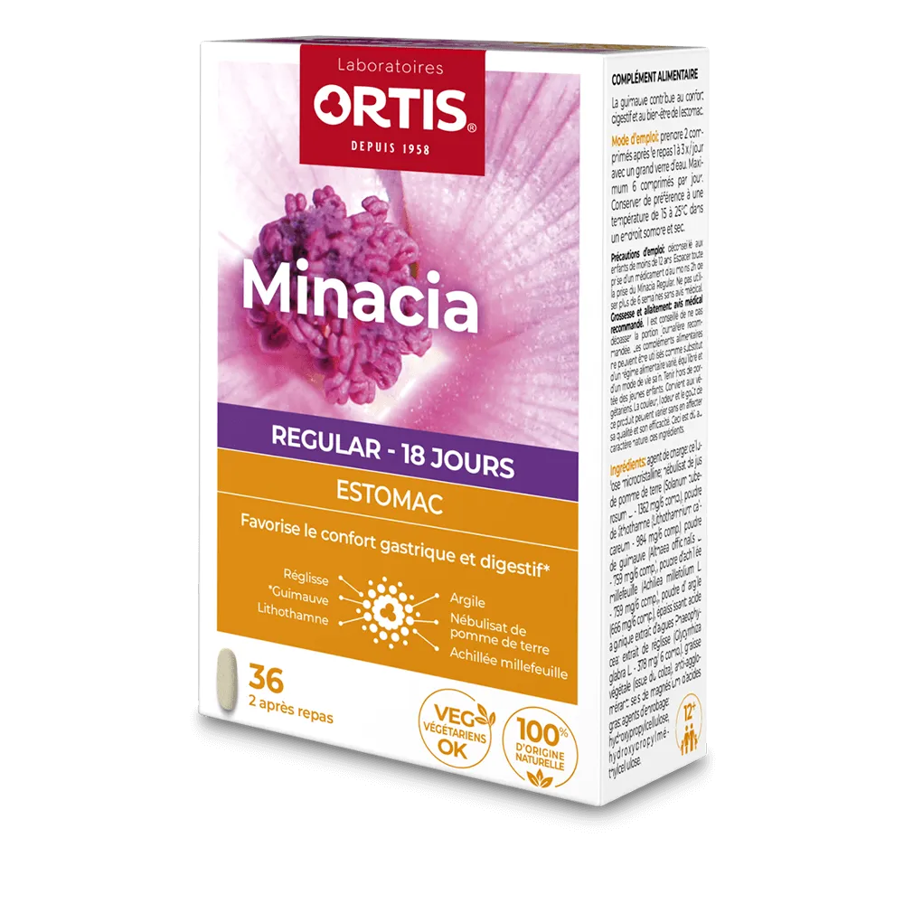 Minacia Regular - Sensations d'acidité - Laboratoires ORTIS