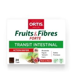 Fruits&Fibres Forte - Transit intestinal trop lent - Laboratoires ORTIS