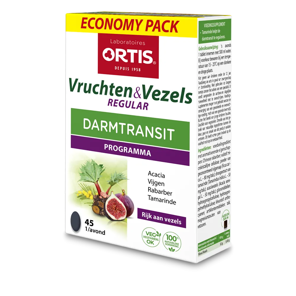 Vruchten&Vezels Regular Economy pack - Planten en Ingrediënten - Laboratoires ORTIS