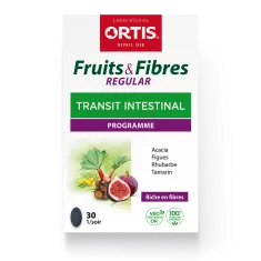 Fruits&Fibres Regular - Transit intestinal trop lent - Laboratoires ORTIS