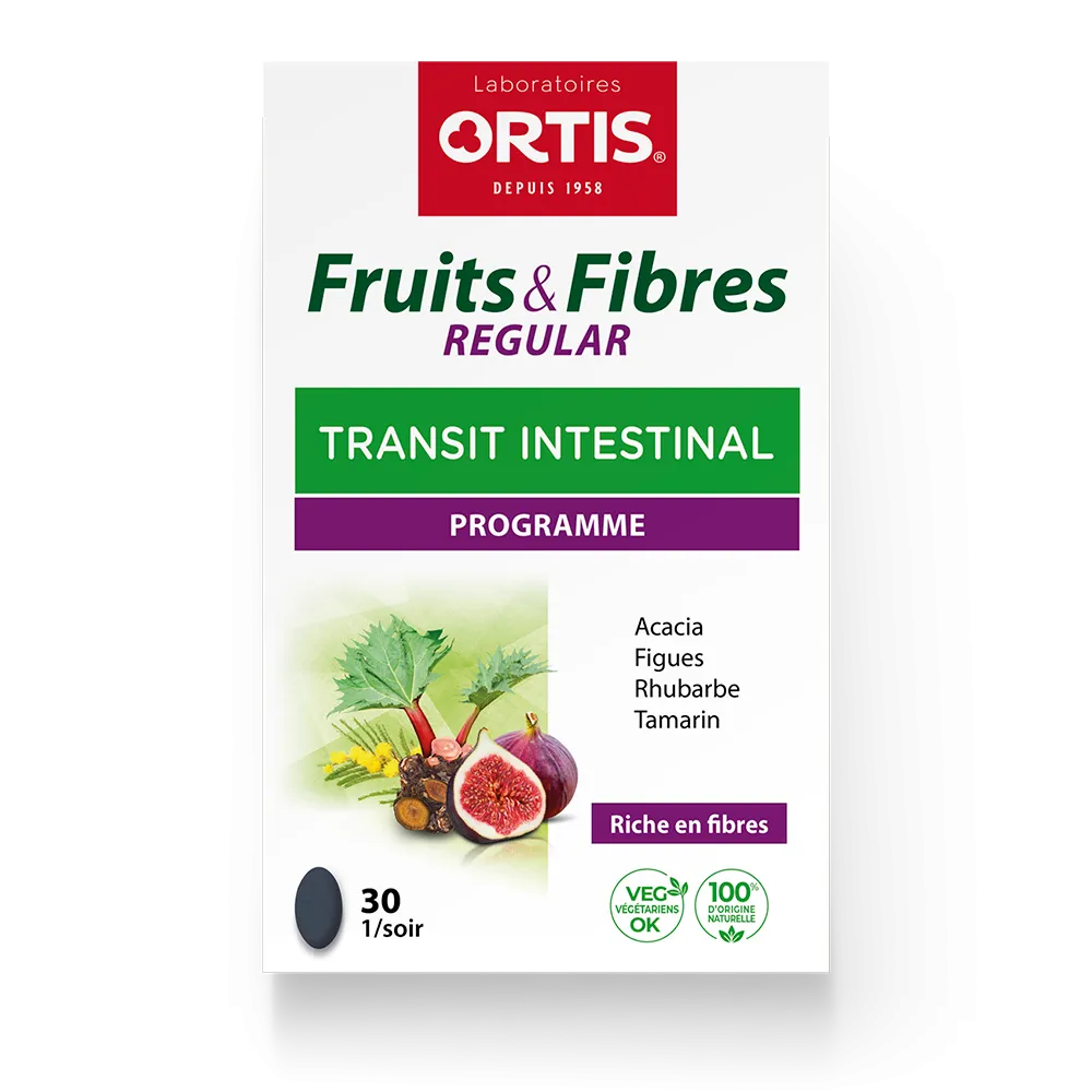 Fruits&Fibres Regular - Transit intestinal trop lent - Laboratoires ORTIS