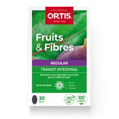 Fruits&Fibres Regular - Transit intestinal trop lent - Laboratoires ORTIS