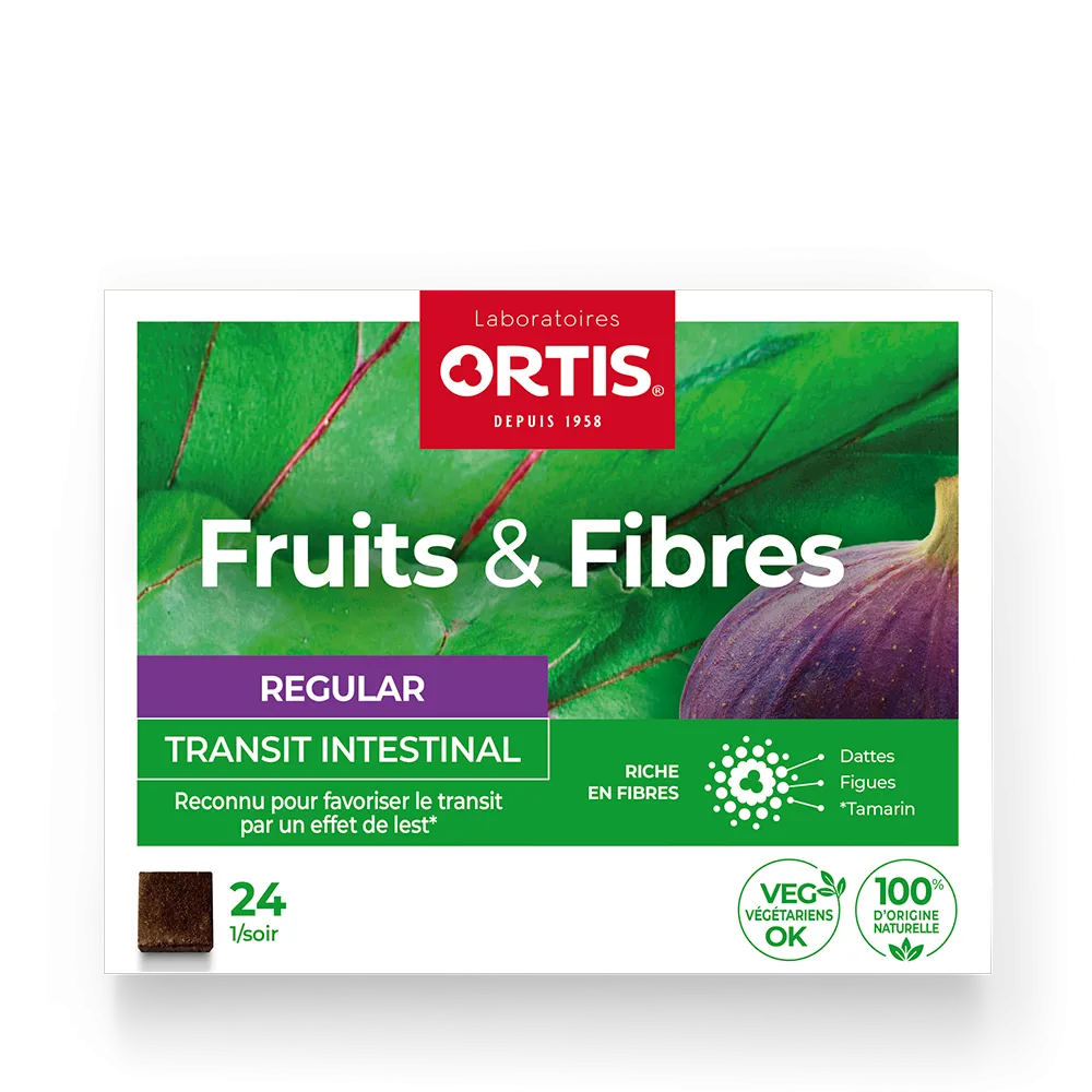 Fruits&Fibres Regular - Transit intestinal trop lent - Laboratoires ORTIS