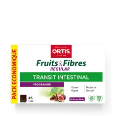 Fruits&Fibres Regular Ecopack - Transit intestinal trop lent - Laboratoires ORTIS