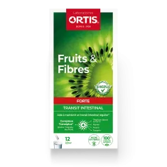 Fruits&Fibres Action Forte- Transit ralenti - Solution forte - Laboratoires ORTIS