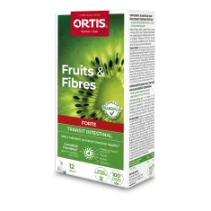 Fruits&Fibres Action Forte- Transit ralenti - Solution forte - Laboratoires ORTIS