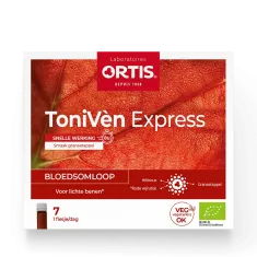 ToniVèn Express - Bloedsomloop - Zware benen - Laboratoires ORTIS