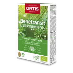 Bénétransit Ballonnement - Transit intestinal trop lent - Laboratoires ORTIS