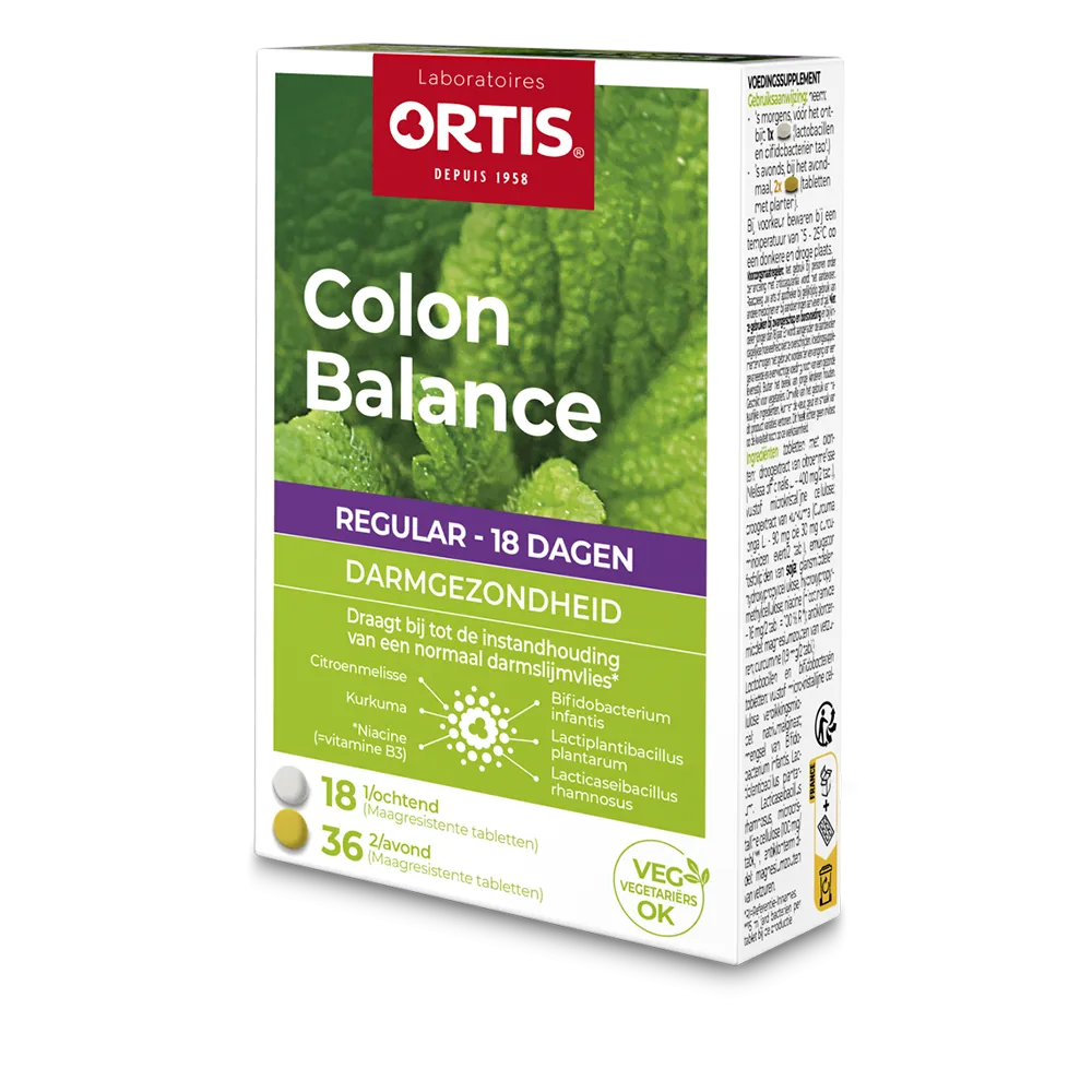 Colon Balance - Colon en opgeblazen gevoel - Laboratoires ORTIS