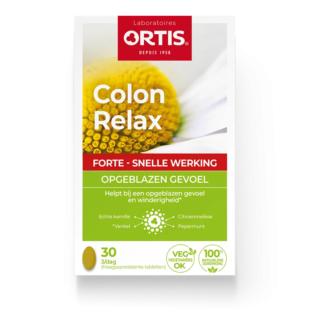 Colon Relax Forte - Opgeblazen gevoel - Laboratoires ORTIS