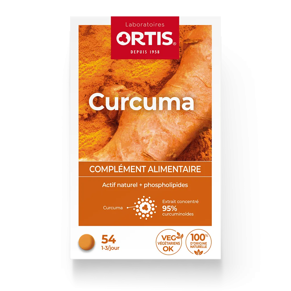 Curcuma - Complément alimentaire - Laboratoires ORTIS