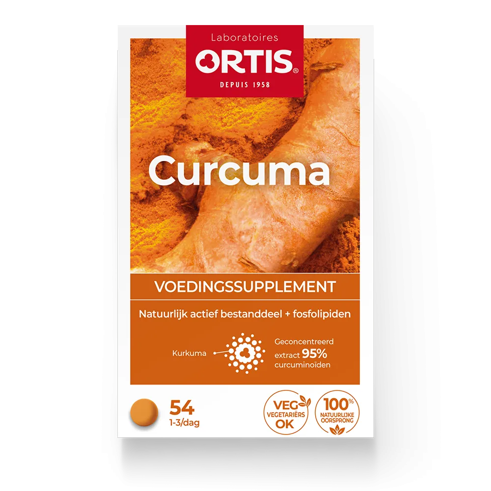 Curcuma - Voedingssupplement - Laboratoires ORTIS