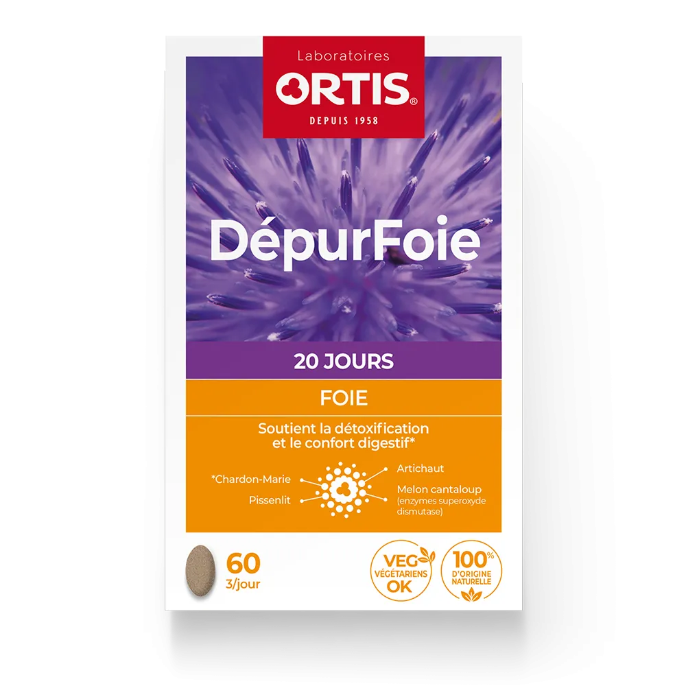 DépurFoie - Excès - Foie surchargé - Laboratoires ORTIS