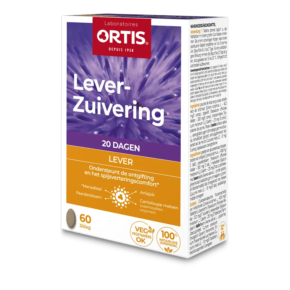 Lever-Zuivering - Overbelaste lever - Laboratoires ORTIS