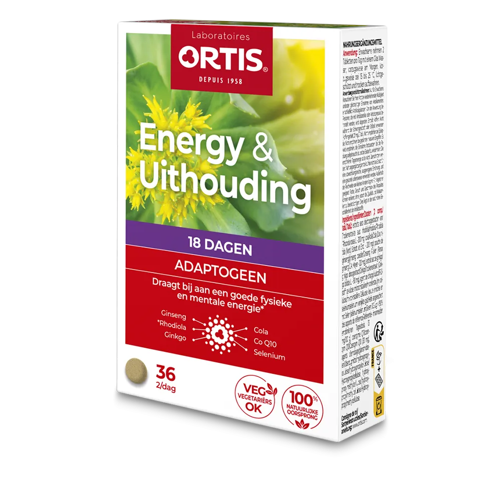 Energy&Uithouding - Vermoeidheid - Energie - Laboratoires ORTIS