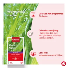 Ferro Vital - Vitaminen en mineralen - Laboratoires ORTIS