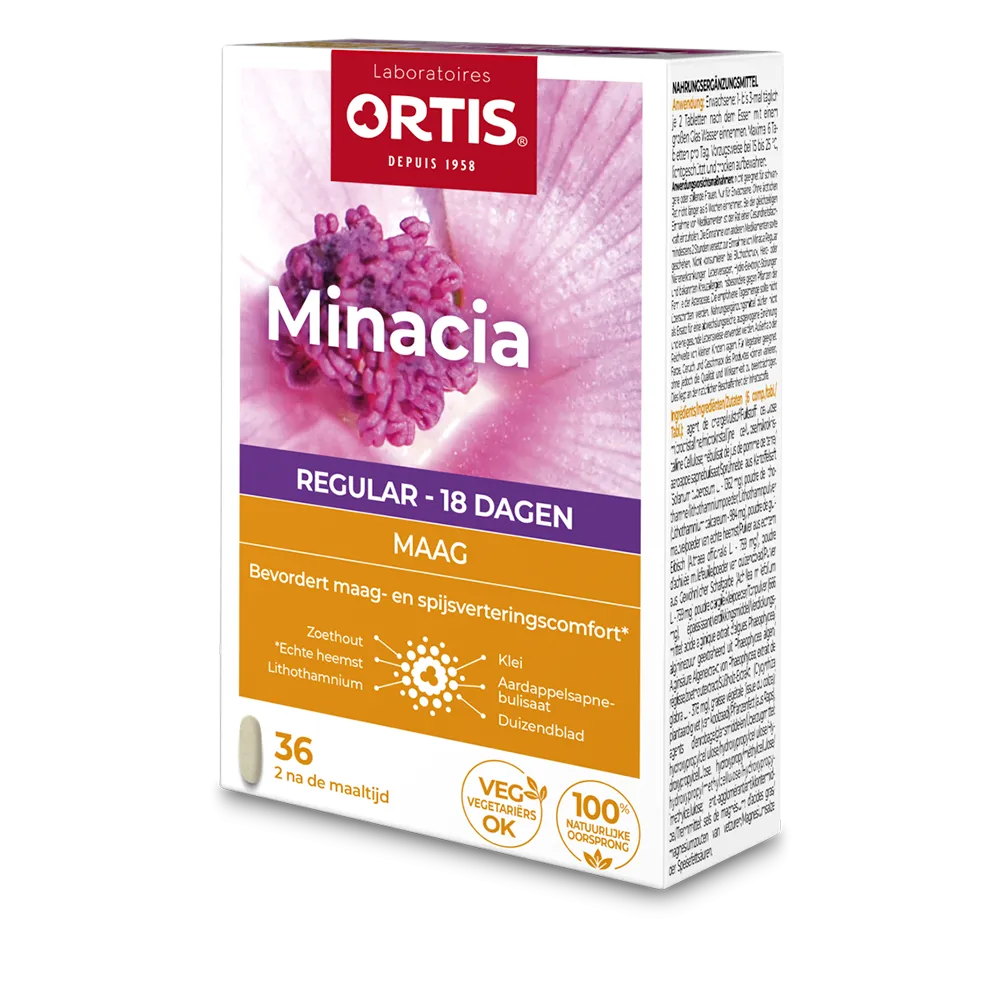 Minacia Regular - Maagzuur - Laboratoires ORTIS