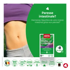 Fruits&Fibres Regular Ecopack - Transit intestinal trop lent - Laboratoires ORTIS