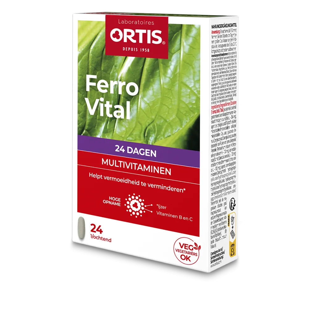 Ferro Vital - Vitaminen en mineralen - Laboratoires ORTIS