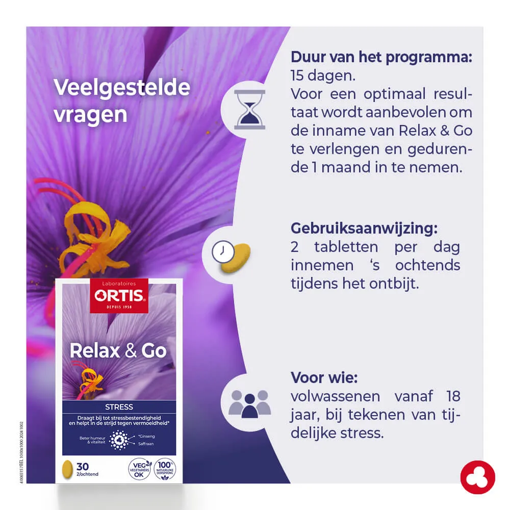 Relax&Go - Stress - Laboratoires ORTIS
