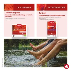 ToniVèn - bloedsomloop - zware benen - Laboratoires ORTIS