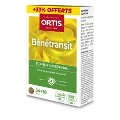 Bénétransit 33% offerts - Transit intestinal trop lent - Laboratoires ORTIS