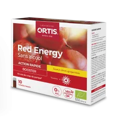 Red Energy sans alcool - Coup de pompe - Laboratoires ORTIS