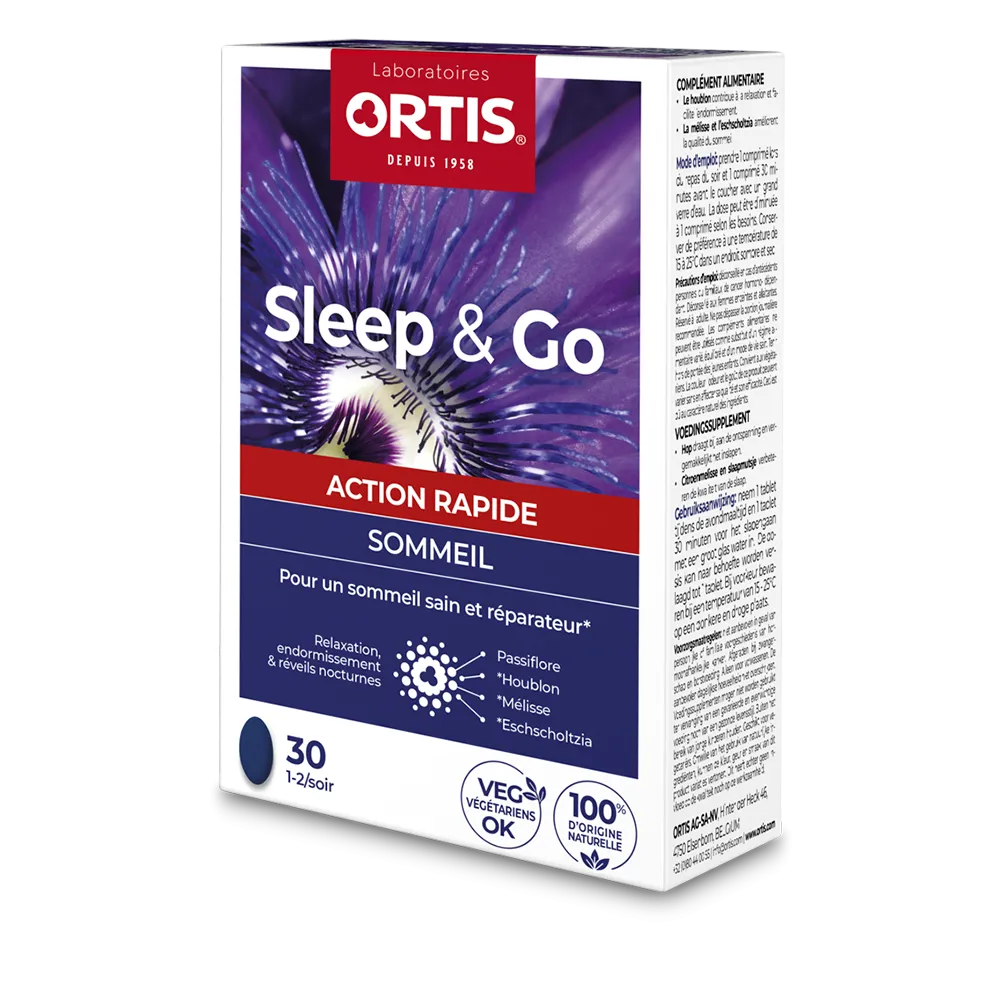 Sleep&Go - Sommeil - Laboratoires ORTIS