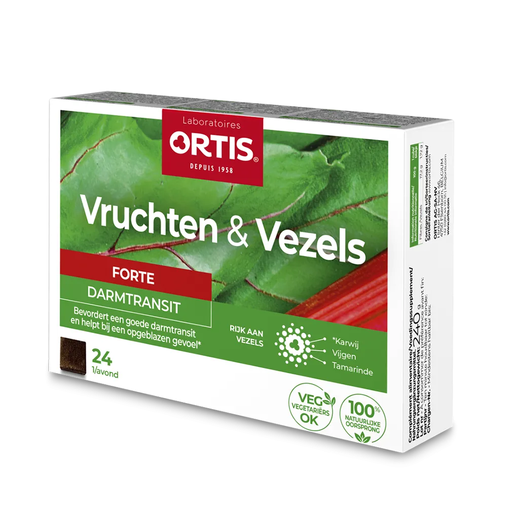 Vruchten&Vezels Forte - Vertraagde darmtransit - Laboratoires ORTIS