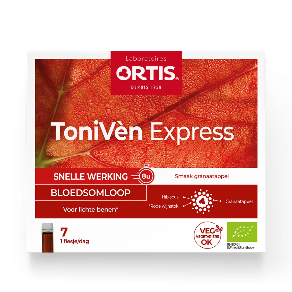 ToniVèn Express - Bloedsomloop - Zware benen - Laboratoires ORTIS